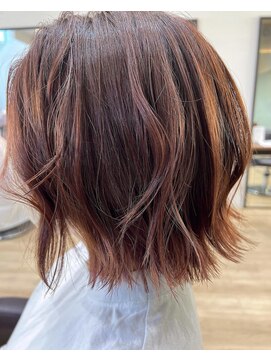 ヴォーグ 春日井高蔵寺店(VOGUE) ブラウンカラー/透明感カラー/切りっぱなしボブ