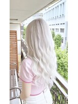 ヘアーエクステンド エフ 渋谷(f)&nbsp;ホワイトロングヘアー