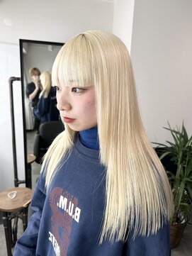 イリ 梅田(ili) 【kento限定カラー】ホワイトブロンド