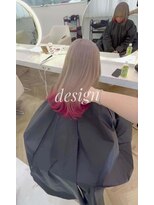 リアン 上尾店(Rien)&nbsp;ミルクティー×レッド/韓国カラー/垢抜け/デザインカラー/