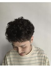【メンズパーマ】施術メニュー/カット×パーマ