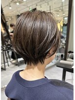 ラボー ノースプラザ店(LA'BO) 【LA'BO三浦】赤み消し◎丸みショートボブ