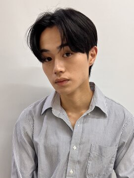 ミィ 表参道(mee.) ベリーショート/ダークアッシュ/ニュアンスパーマ/韓国マッシュ