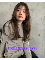 クラフト ヘア デザイン(CRAFT HAIR DESIGN)&nbsp;フロントフェイスレイヤー / くすみベージュ