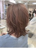 スタイリング楽ちん　大人可愛いくびれミディアム