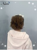 編み上げハーフツイン