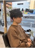 波巻きパーマ
