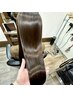 『髪質改善ココナッツ縮毛矯正』+再結晶化トリートメント+カット　