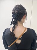 編みおろし/ヘアセット/ロングヘアセット/ヘアアレンジ