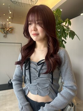 ニール(niil) 《 sakura 》レイヤーカット × ピンクブラウン