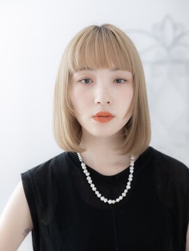 フィーユ 郡山安積店(FEYU) ミディアムヘア/暗めカラー/グランマッシュ/郡山118