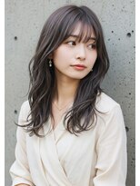 フルショウ 苦楽園店(FURUSHO)&nbsp;チャコールグレー/小顔見せくびれヘア/ニュアンスパーマ