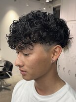 フィフス 天神大名(fifth) 天神大名スペインカールメンズカットフリンジカットマレットヘア