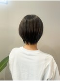 丸みショート＊オリーブカラー