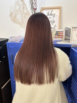 ラック 津田沼(LUCK) ピンクブラウン/津田沼/韓国ボブ/ケアブリーチ/似合わせカット