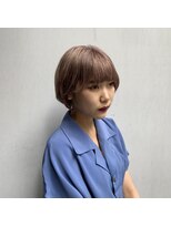 アース 恵比寿店(HAIR&MAKE EARTH)&nbsp;ミルクティー/髪質改善/デザインカラー/ショート/髪質改善カラー