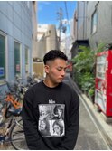 ツイストパーマソフトモヒカンマンバンヘアコンマパング