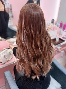 シーズン 大阪(SEASON) 【エクステ】ハイライト/海外風ヘア/ピンクベージュ