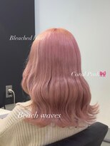 アグ ヘアー ドルチェ 静岡青葉通り店(Agu hair dolce) 透けピンクベージュ
