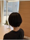 扱いやすさを叶えるショートボブ