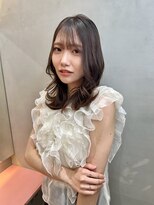 ロンドアベニール 北千住(Lond avenir)&nbsp;ミルクティーベージュ/レイヤーボブ韓国巻き顔周りカット/北千住