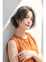 アッシュ 学芸大学店(Ash) ショートボブ/大人女性/グレージュラテ/髪質改善/白髪ぼかし