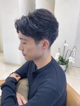 リーナ ビューティガーデン(LiNA BeautyGarden) メンズ フェザーパーマ