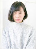 クールフェミニンな大人かわいいナチュラルエアリーボブ☆