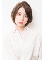 モニカ 西宮北口(Monica)&nbsp;大人かわいいグレージュ小顔ナチュラルショートボブ