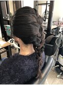 えび編み＊ヘアセット