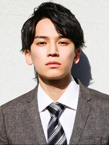 アップバング　クセ毛ショート