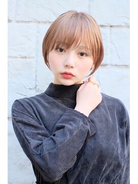 ラミ(L'ami) 【東 純平】小顔コンパクトマッシュショート＋マロンベージュ