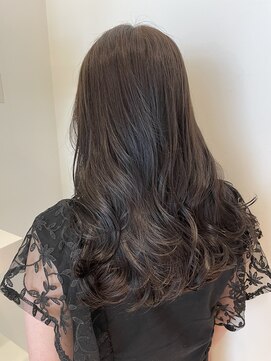 ビーハイブ 一番町店 アヴェダ(BEHIVE) ミントグレージュ×韓国風ヨシンモリ巻き