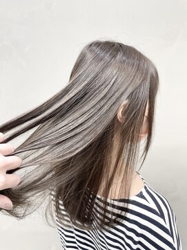 フェリア 松山(Feria) 【Feria松山】ブリーチ無しグレージュ☆本宮