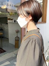 【美シルエット☆ショートスタイル】シルエットの綺麗さが自慢のショート。扱いやすくお手入れも簡単！