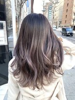 ワンスタイル(One style)&nbsp;2ブリーチ　バレイヤージュパープル