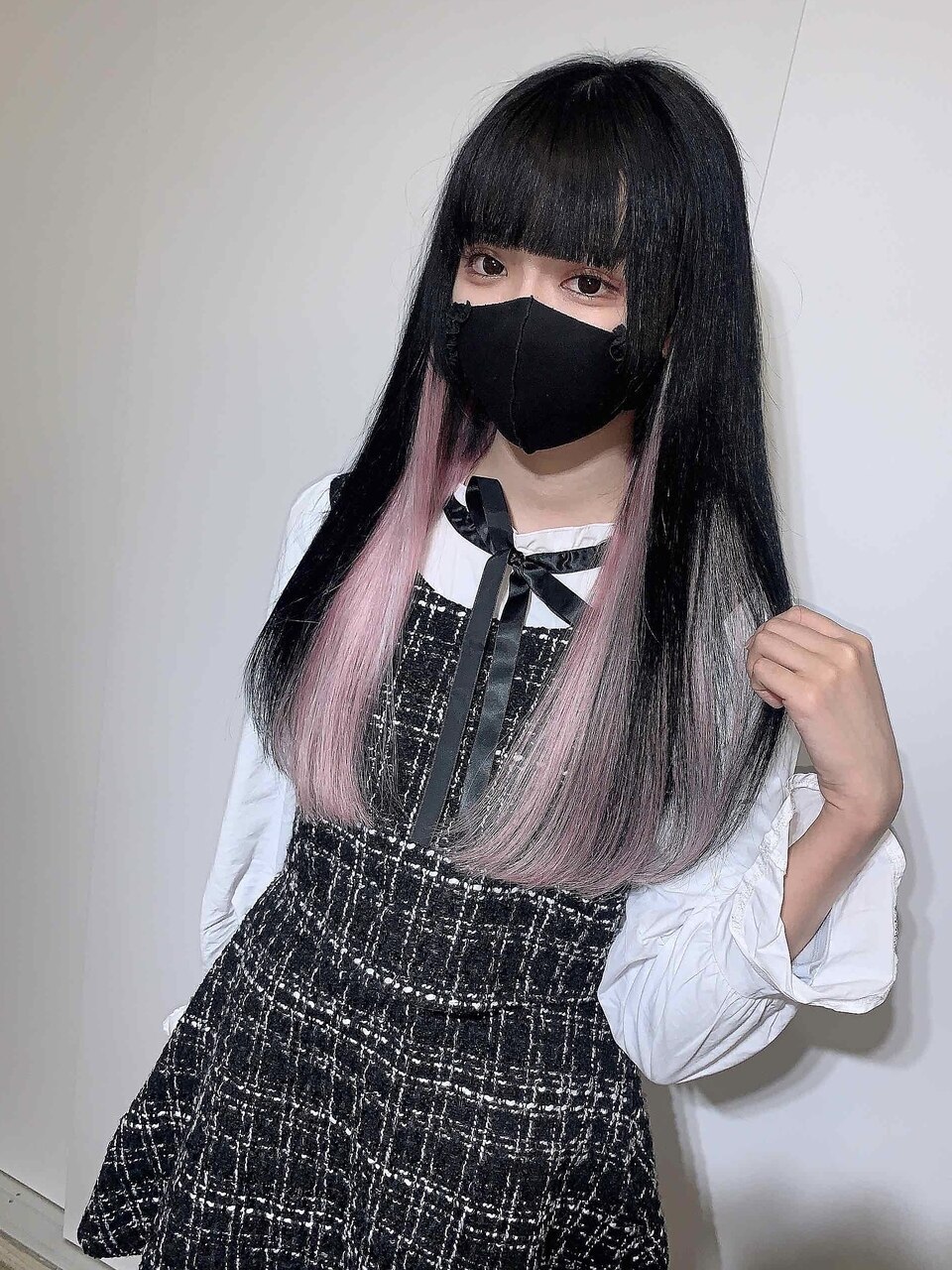 地雷ピンク#シールエクステ#セクションカラー#ベビーピンク#栃木