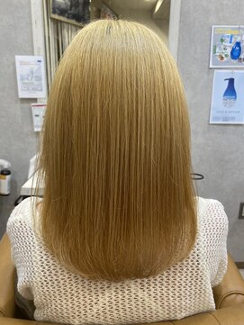 ヘアーサロン キー(Key) ハイブロンドカラー