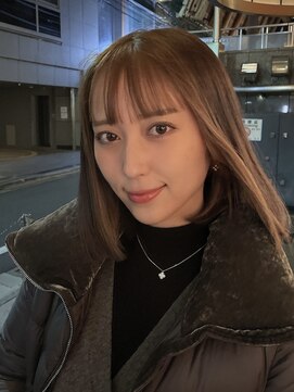 エスカーラ 表参道(THE ESCALA) ブリーチインナーカラーでもサラツヤに！