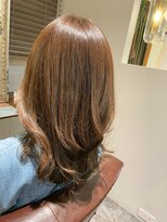 ムーン(moon)&nbsp;#チェリーブラウン #フェミニンロング #ダークアッシュ