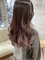 ループ(LOOP)&nbsp;ナチュラルピンクパープルグラデカラー