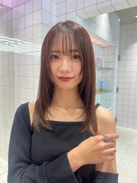 ロンド ストラーダ 心斎橋(Lond strada) マチルダボブ×ピンクベージュ×美髪［髪質改善/縮毛矯正］