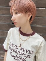 ソルトウォーター(SALT WATER) ピンクベージュ ハンサムショート