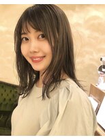 ビュートリアム265(BEAUTRIUM 265) ブリーチなしオリーブベージュ 顔周りレイヤー ワンカールロング