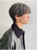 メンズショート骨格補正カット