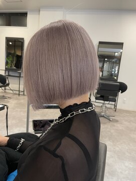 ナンバー 竪町(number+) 20代30代大人可愛いシアーピンク透明感艶ストレート