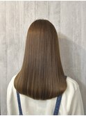 酸性ストレート×イエローブラウン