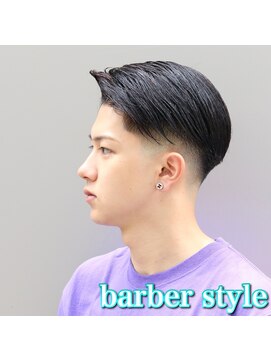 ブレイズ(BLAZE) 七三スキンフェード×バーバースタイル×黒髪