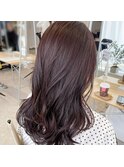 秋先取りのピンクブラウン