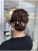 ゆるふわシニヨン